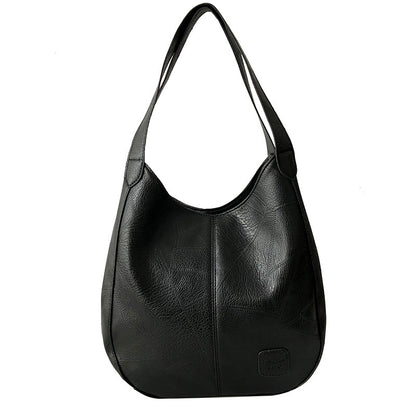 black shoulder bag